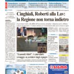 La prima pagina dell’edizione in edicola oggi