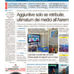 La prima pagina dell’edizione in edicola oggi