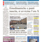 La prima pagina dell’edizione in edicola oggi