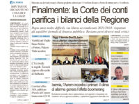 La prima pagina dell’edizione in edicola oggi