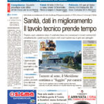 La prima pagina dell’edizione in edicola oggi