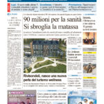 La prima pagina dell’edizione in edicola oggi