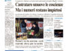 La prima pagina dell’edizione in edicola oggi