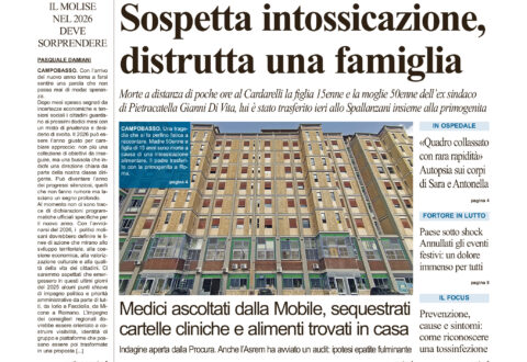 L’edizione completa di Primo Piano Molise del 29 dicembre