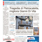 La prima pagina dell’edizione in edicola oggi