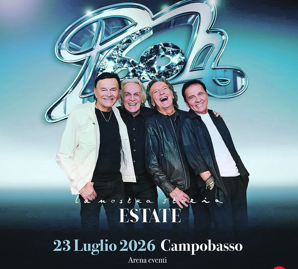 I Pooh celebrano 60 anni di carriera: il 23 luglio a Campobasso