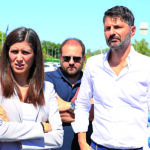 Il presidio degli operai di Termoli al Mimit