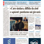 La prima pagina dell’edizione in edicola oggi