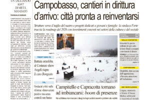 La prima pagina dell’edizione in edicola oggi