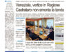 La prima pagina dell’edizione in edicola oggi
