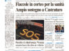 La prima pagina dell’edizione in edicola oggi