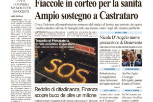 La prima pagina dell’edizione in edicola oggi