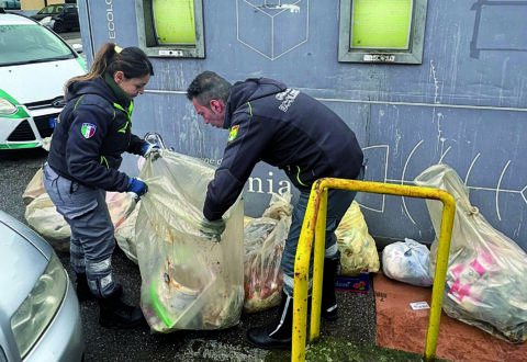 Isernia, guerra ai furbetti dei rifiuti: guardie ecologiche in azione