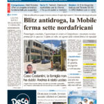 La prima pagina dell’edizione in edicola oggi