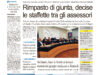 La prima pagina dell’edizione in edicola oggi