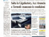 La prima pagina dell’edizione in edicola oggi