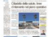 La prima pagina dell’edizione in edicola oggi