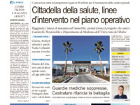 La prima pagina dell’edizione in edicola oggi