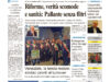 La prima pagina dell’edizione in edicola oggi