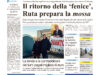 La prima pagina dell’edizione in edicola oggi