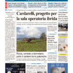 La prima pagina dell’edizione in edicola oggi