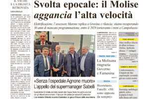 La prima pagina dell’edizione in edicola oggi