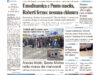 La prima pagina dell’edizione in edicola oggi