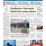 La prima pagina dell’edizione in edicola oggi