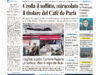 La prima pagina dell’edizione in edicola oggi