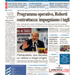 La prima pagina dell’edizione in edicola oggi
