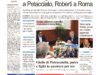 La prima pagina dell’edizione in edicola oggi