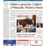 La prima pagina dell’edizione in edicola oggi