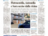 La prima pagina dell’edizione in edicola oggi