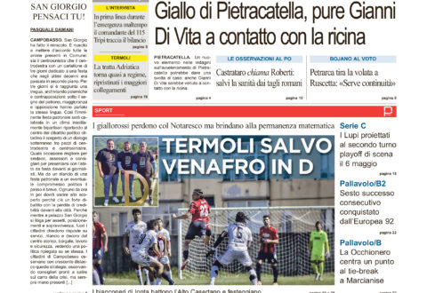 L’edizione completa di Primo Piano Molise del 20 aprile