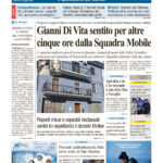 La prima pagina dell’edizione in edicola oggi