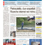 La prima pagina dell’edizione in edicola oggi