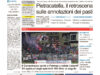 La prima pagina dell’edizione in edicola oggi