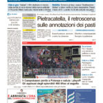 La prima pagina dell’edizione in edicola oggi