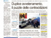 La prima pagina dell’edizione in edicola oggi