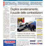 La prima pagina dell’edizione in edicola oggi
