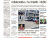 La prima pagina dell’edizione in edicola oggi